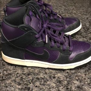 Nike SB Dunk High Purple/Black Size 8